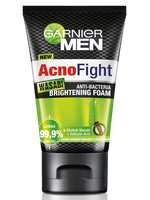 Garnier Men AcnoFight Wasabi Brightening Foam Facial Cleanser